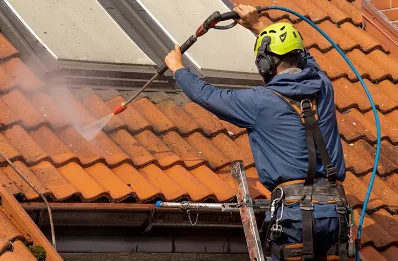 Démoussage et hydrofuge de toiture à Larcat